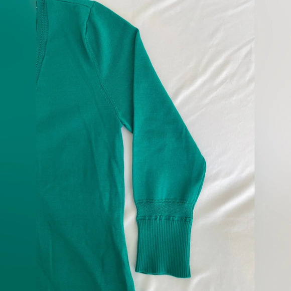 Maurice’s Kelly Green V-Neck 3/4 Sleeve Button Up Cardigan Size XS - Picture 8 of 11